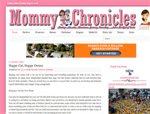 Tablet Screenshot of mommachronicles.com